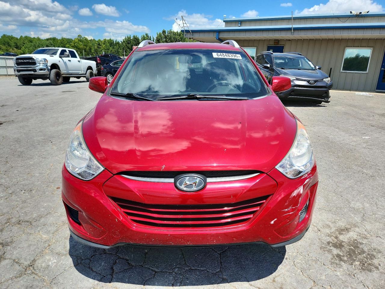 2011 Hyundai Tucson Gls Red vin: KM8JUCAC0BU227487