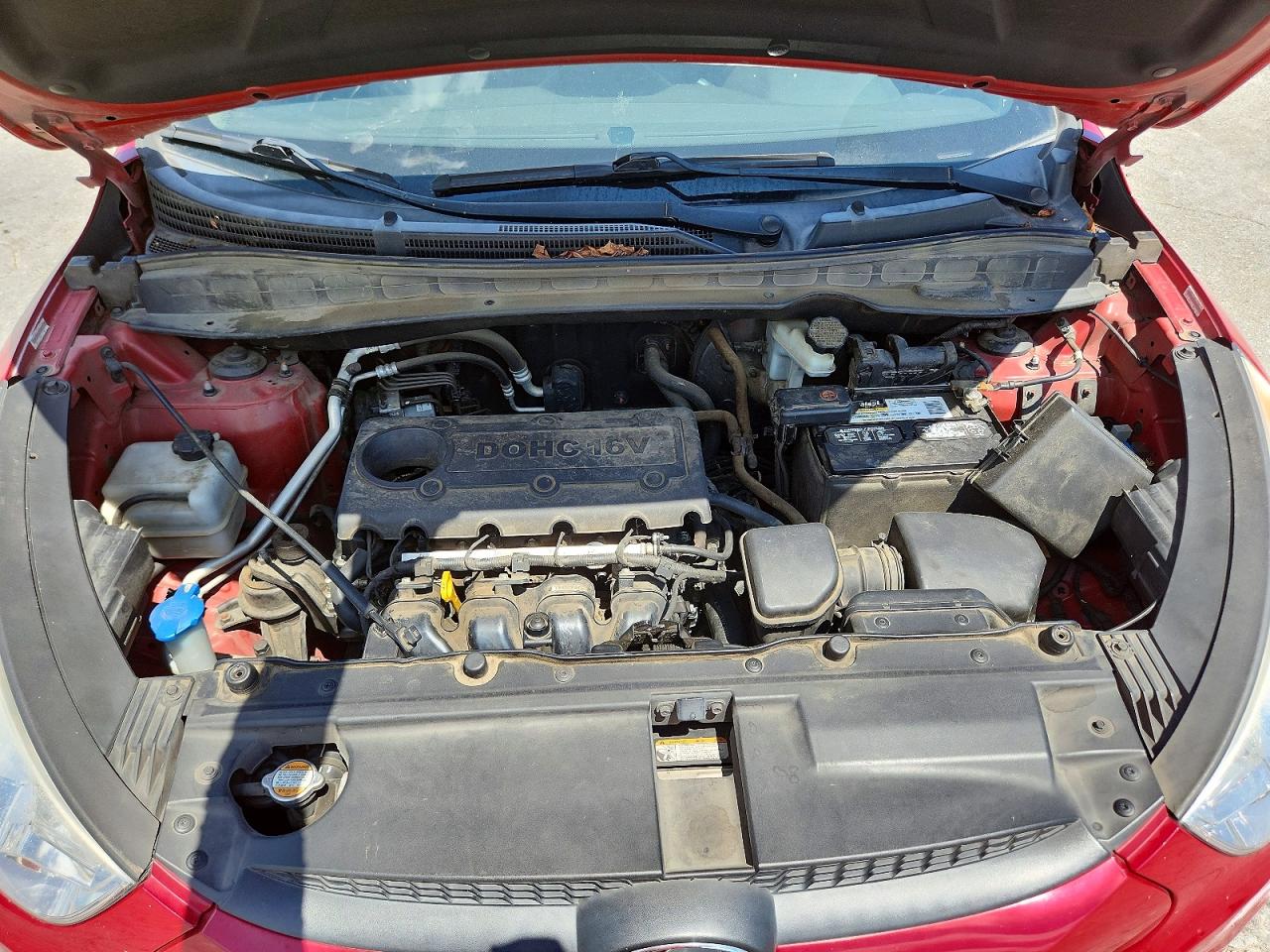 2011 Hyundai Tucson Gls Red vin: KM8JUCAC0BU227487