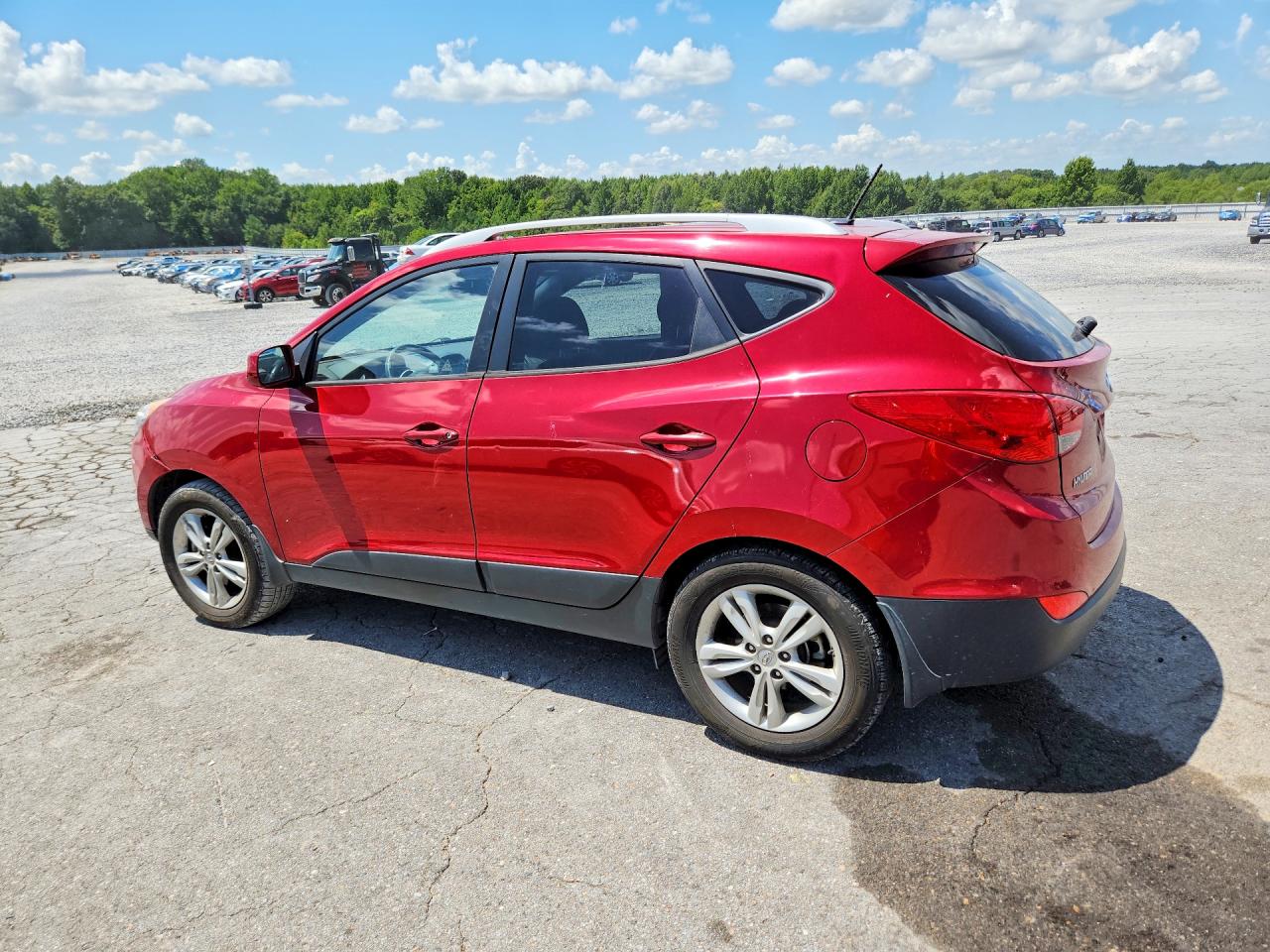 2011 Hyundai Tucson Gls Red vin: KM8JUCAC0BU227487
