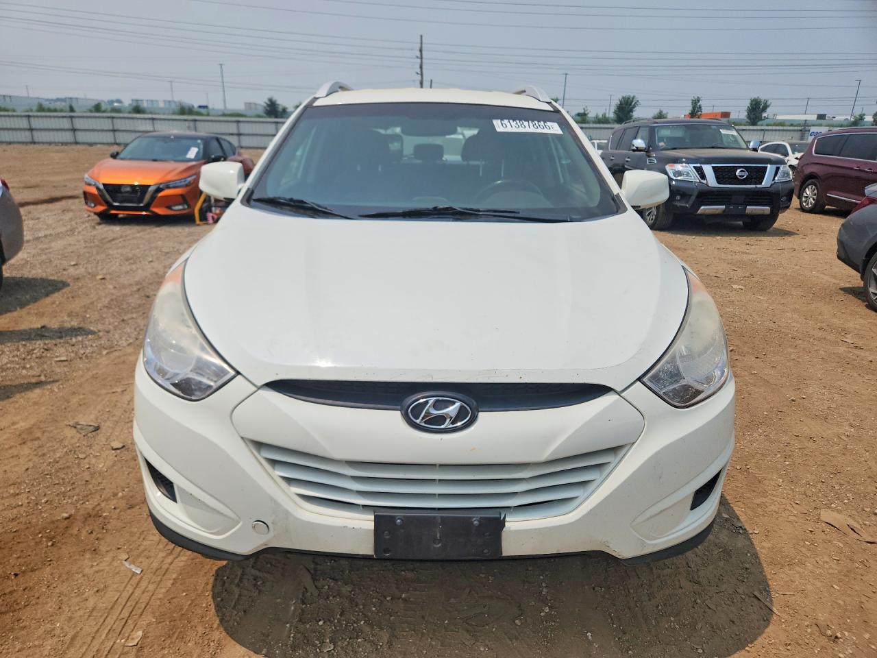 2011 Hyundai Tucson Gls White vin: KM8JUCAC0BU243804