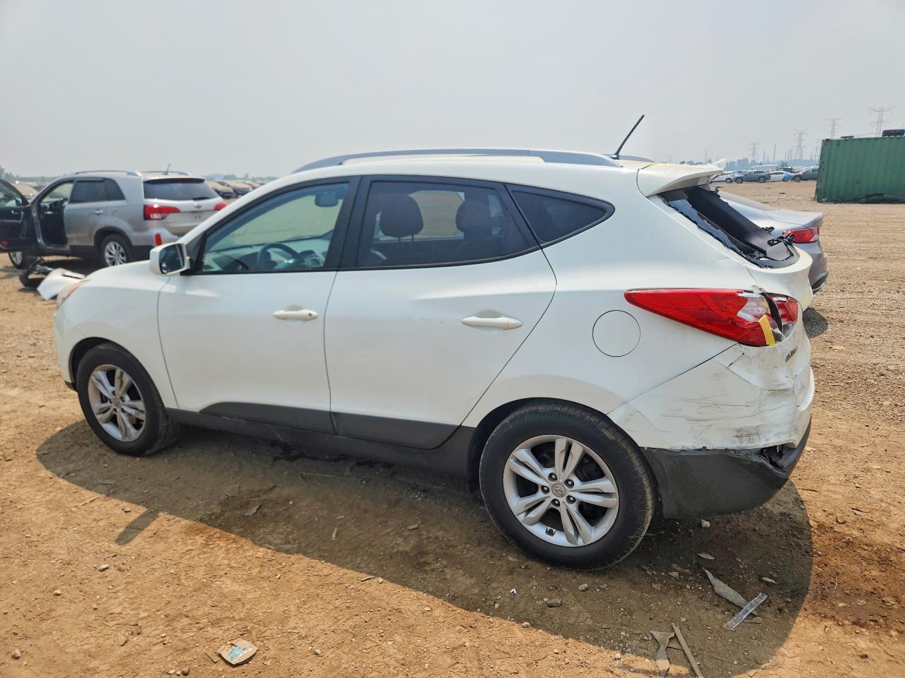 2011 Hyundai Tucson Gls White vin: KM8JUCAC0BU243804