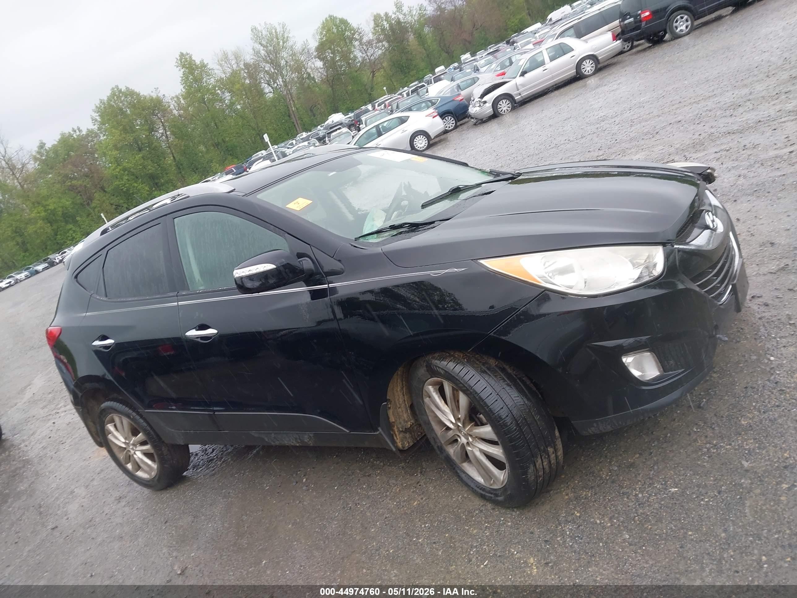 2011 Hyundai Tucson Limited Black vin: KM8JUCAC0BU309560