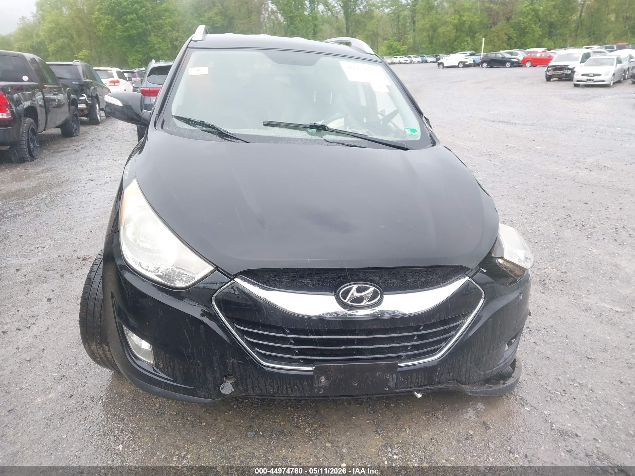 2011 Hyundai Tucson Limited Black vin: KM8JUCAC0BU309560