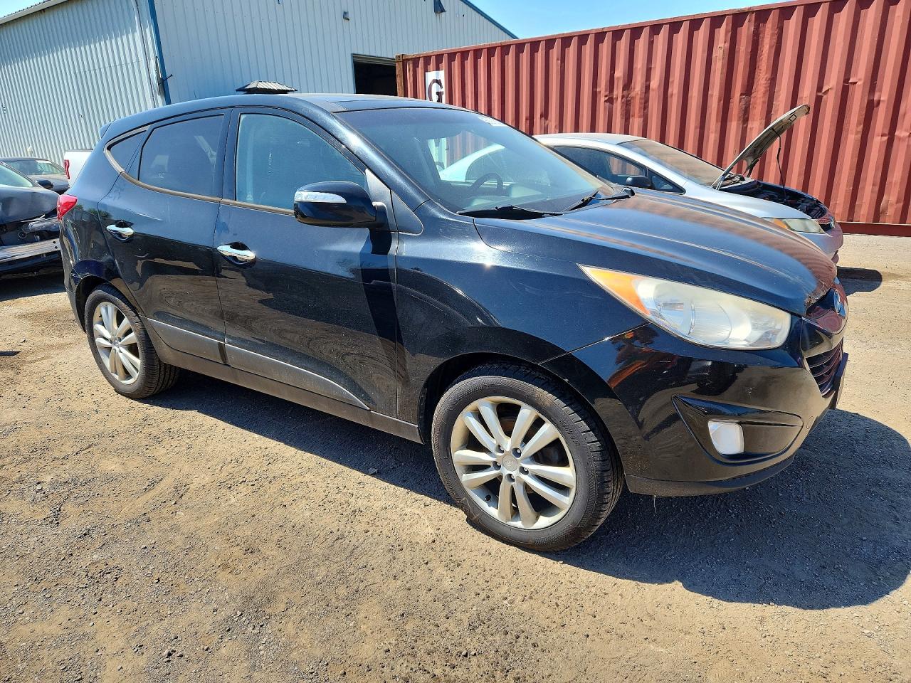 2012 Hyundai Tucson Gls Black vin: KM8JUCAC0CU350885