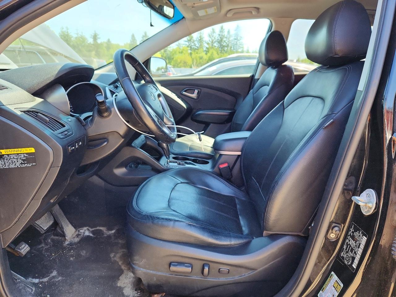 2012 Hyundai Tucson Gls Black vin: KM8JUCAC0CU350885