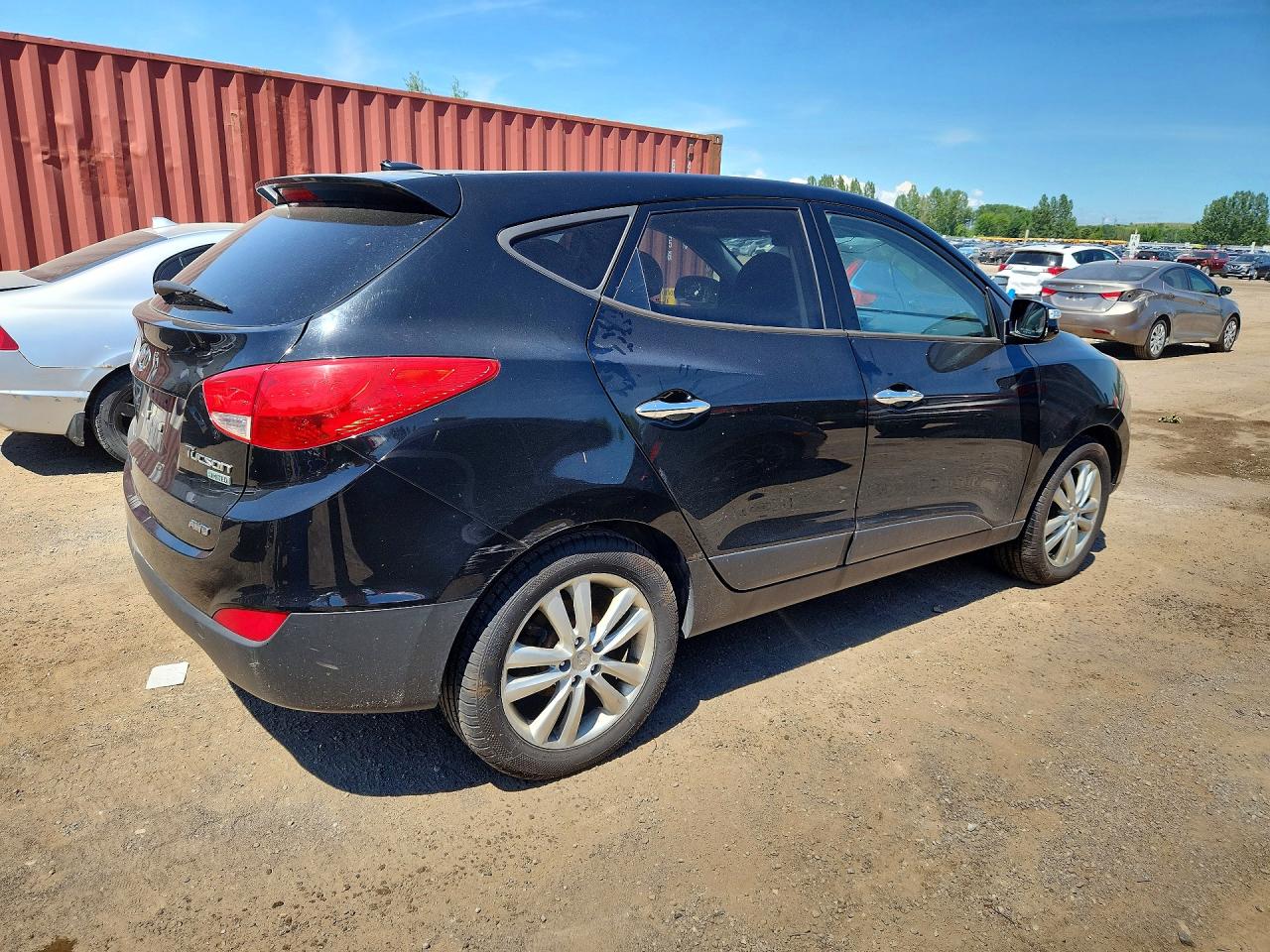 2012 Hyundai Tucson Gls Black vin: KM8JUCAC0CU350885