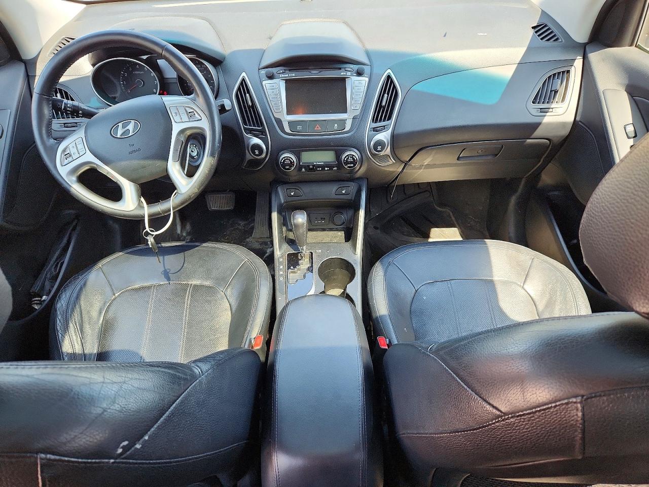 2012 Hyundai Tucson Gls Black vin: KM8JUCAC0CU350885