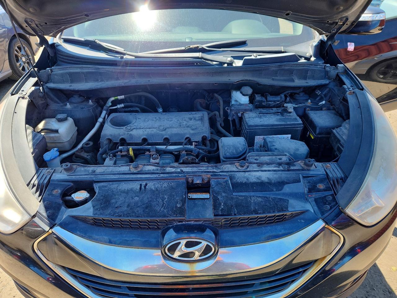 2012 Hyundai Tucson Gls Black vin: KM8JUCAC0CU350885