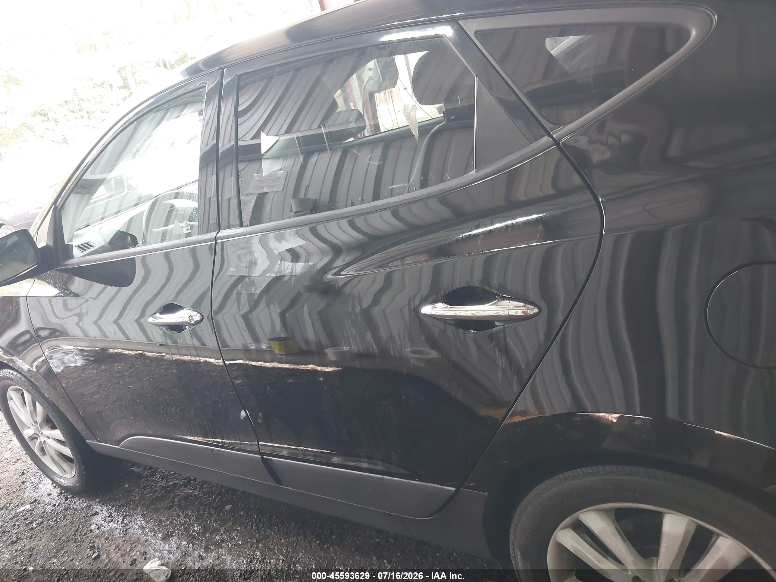 2012 Hyundai Tucson Limited Black vin: KM8JUCAC0CU372790