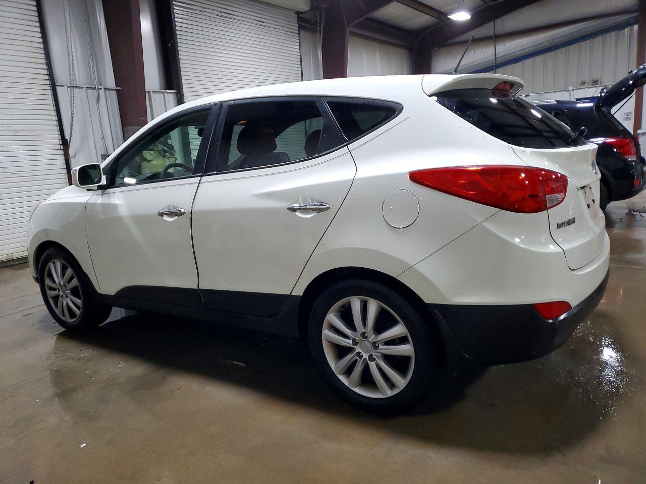 2012 Hyundai Tucson Limited White vin: KM8JUCAC0CU454230