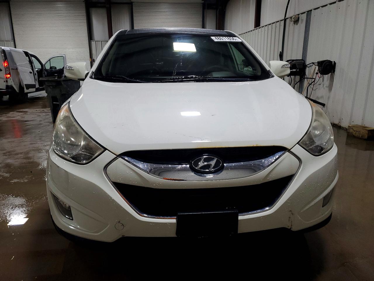 2012 Hyundai Tucson Limited White vin: KM8JUCAC0CU454230