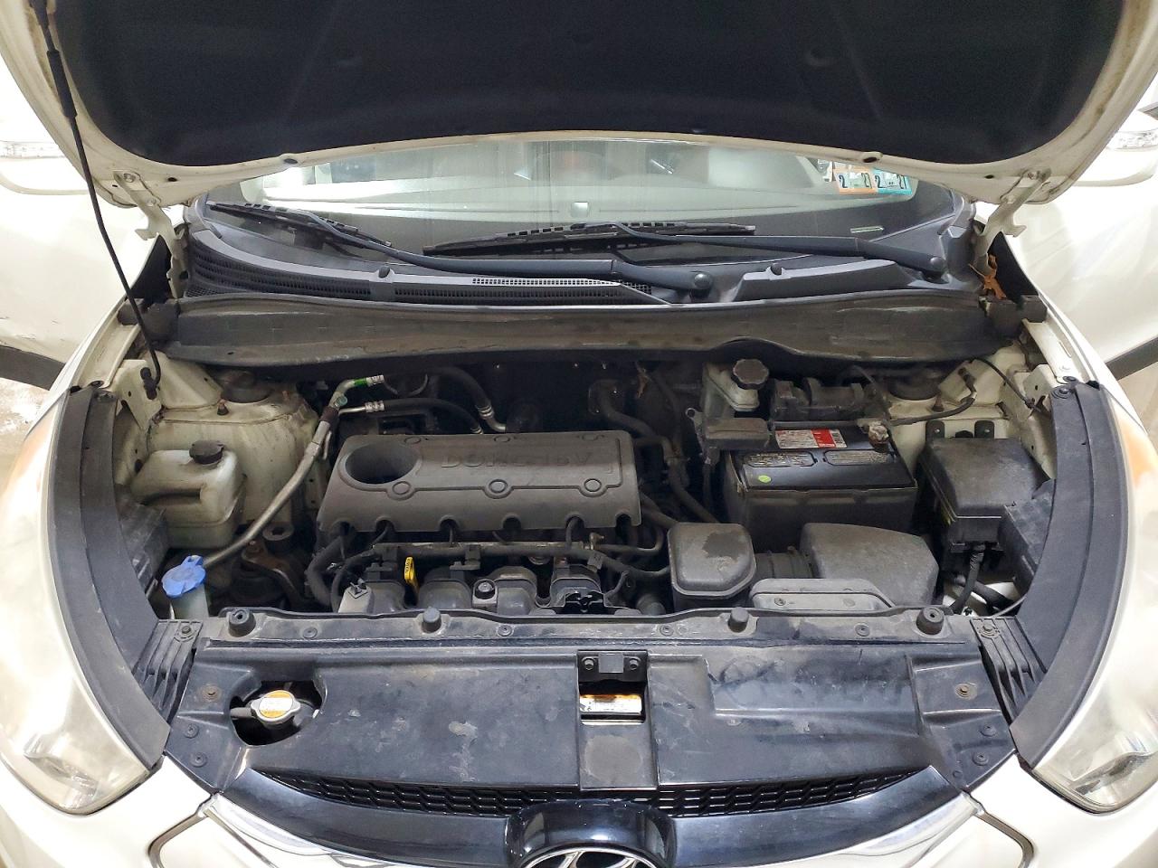 2012 Hyundai Tucson Limited White vin: KM8JUCAC0CU454230