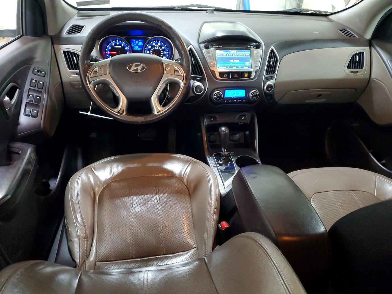 2012 Hyundai Tucson Limited White vin: KM8JUCAC0CU454230