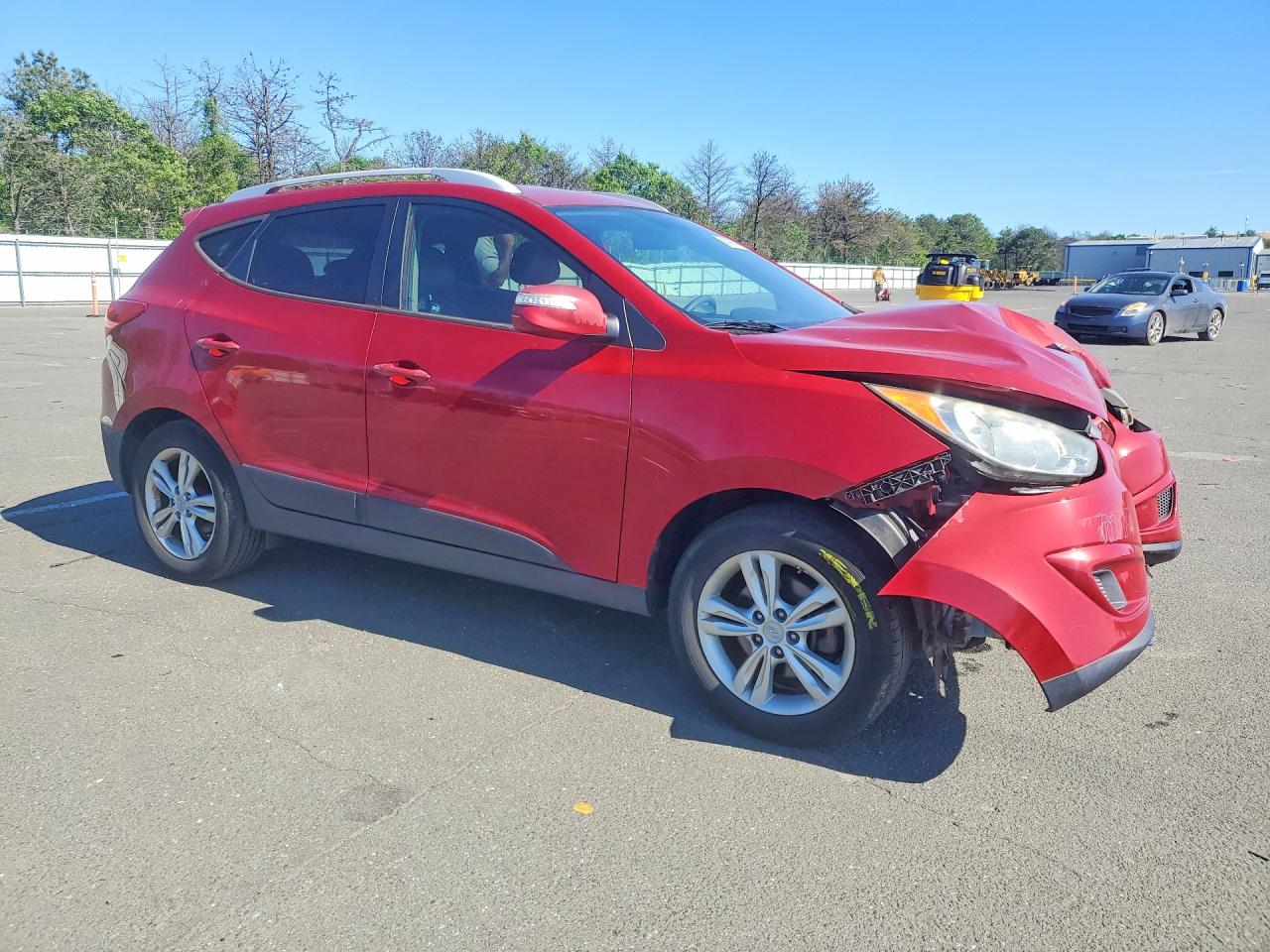 2012 Hyundai Tucson Gls Red vin: KM8JUCAC0CU456138