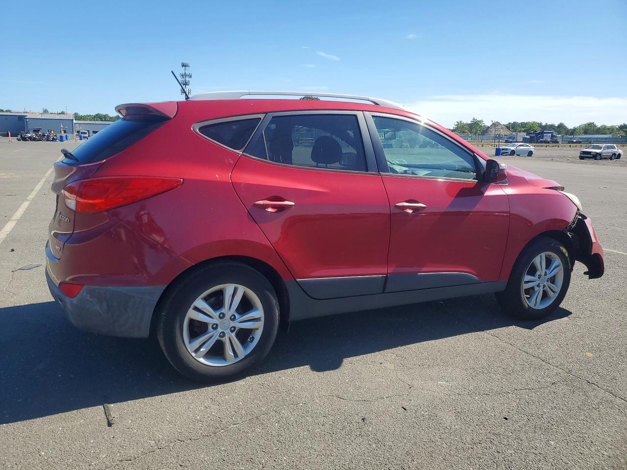 2012 Hyundai Tucson Gls Red vin: KM8JUCAC0CU456138