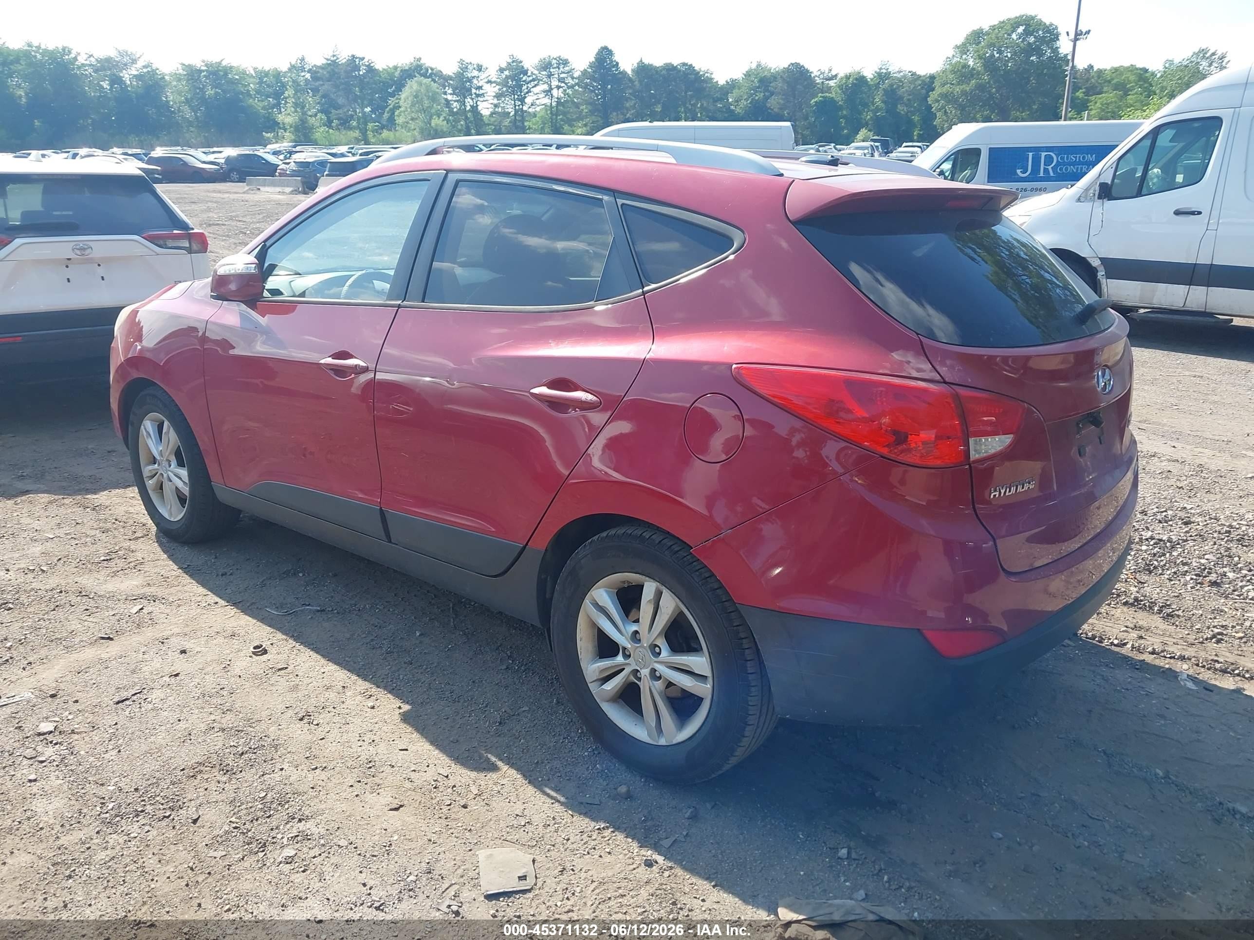 2012 Hyundai Tucson Gls Красный vin: KM8JUCAC0CU476938