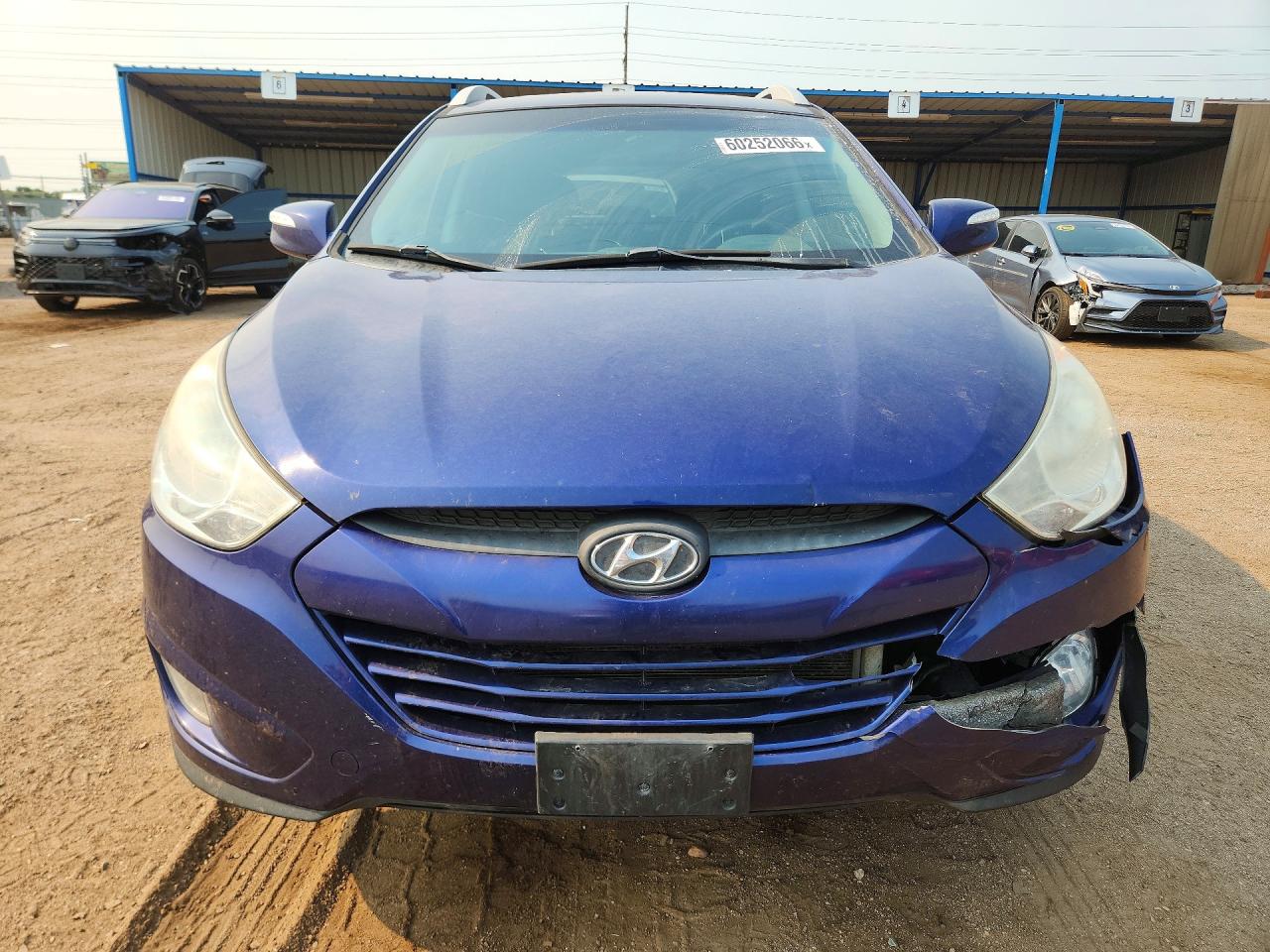 2013 Hyundai Tucson Gls Blue vin: KM8JUCAC0DU563577