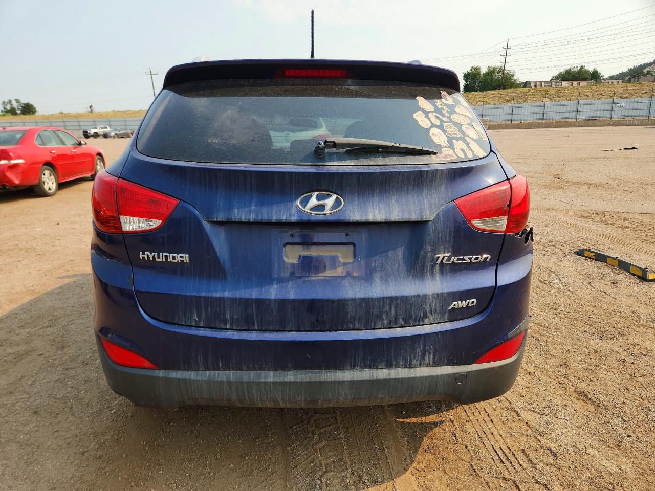 2013 Hyundai Tucson Gls Blue vin: KM8JUCAC0DU563577