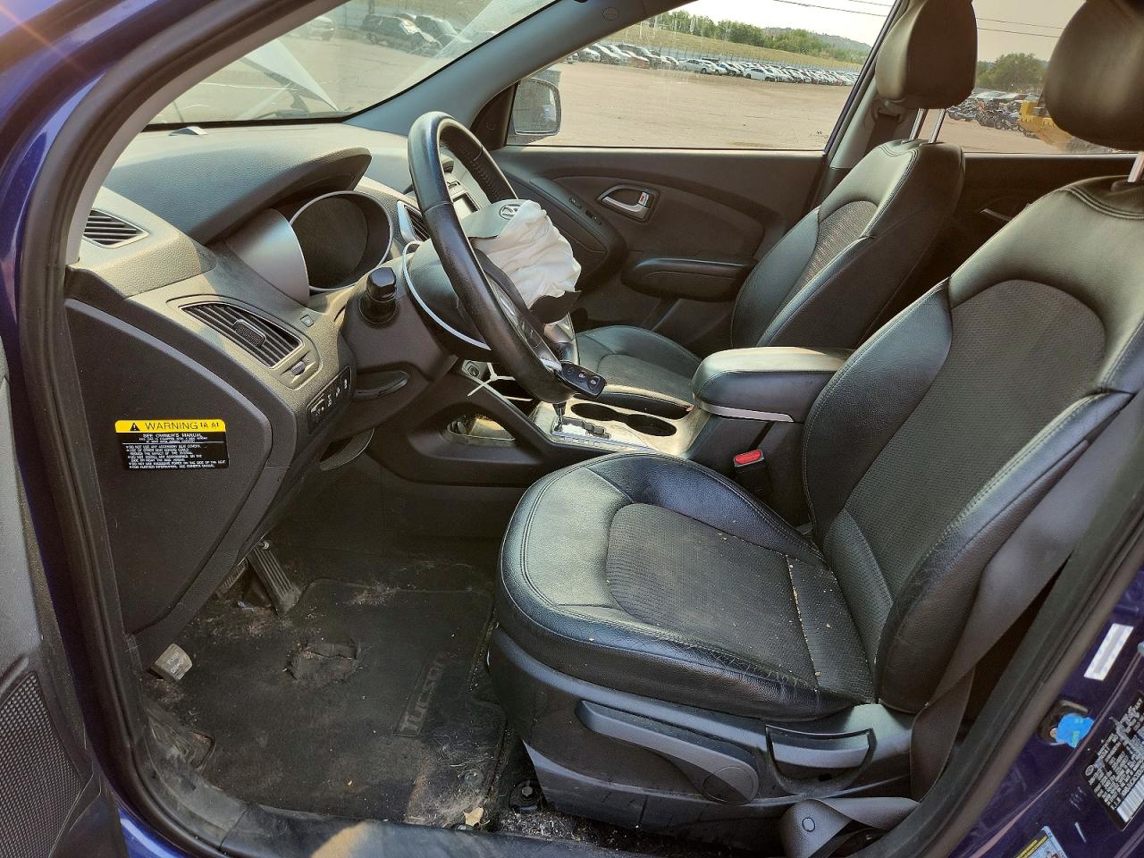 2013 Hyundai Tucson Gls Blue vin: KM8JUCAC0DU563577