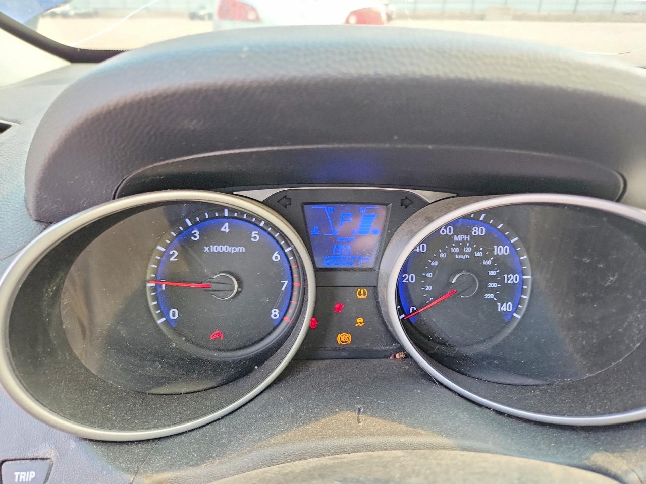 2013 Hyundai Tucson Gls Blue vin: KM8JUCAC0DU563577