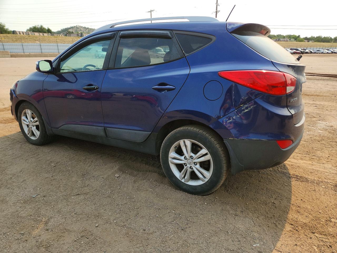 2013 Hyundai Tucson Gls Blue vin: KM8JUCAC0DU563577