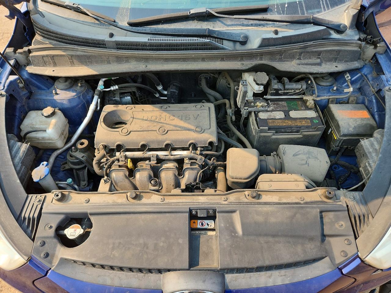 2013 Hyundai Tucson Gls Blue vin: KM8JUCAC0DU563577