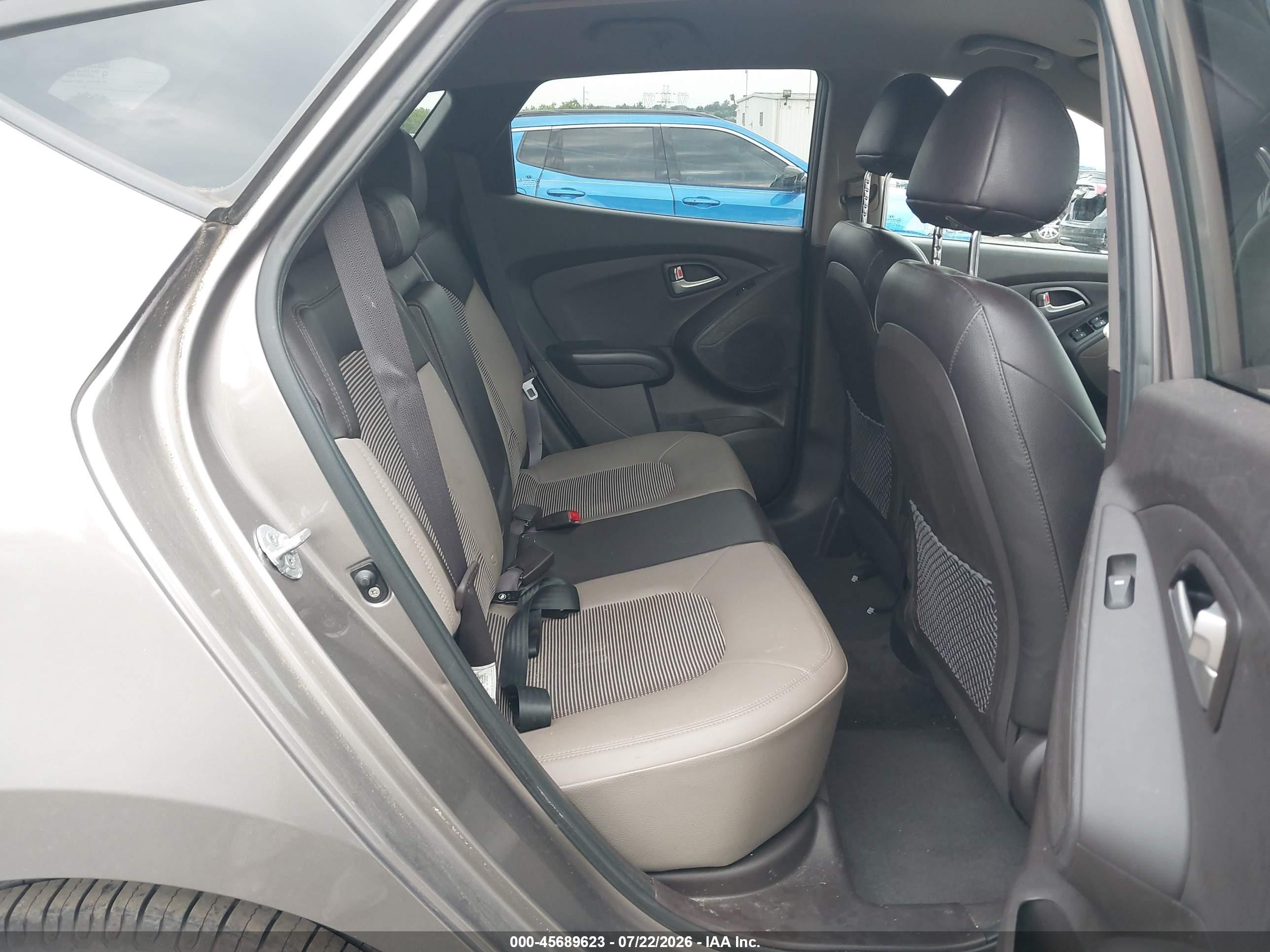 2013 Hyundai Tucson Gls Gray vin: KM8JUCAC0DU565815