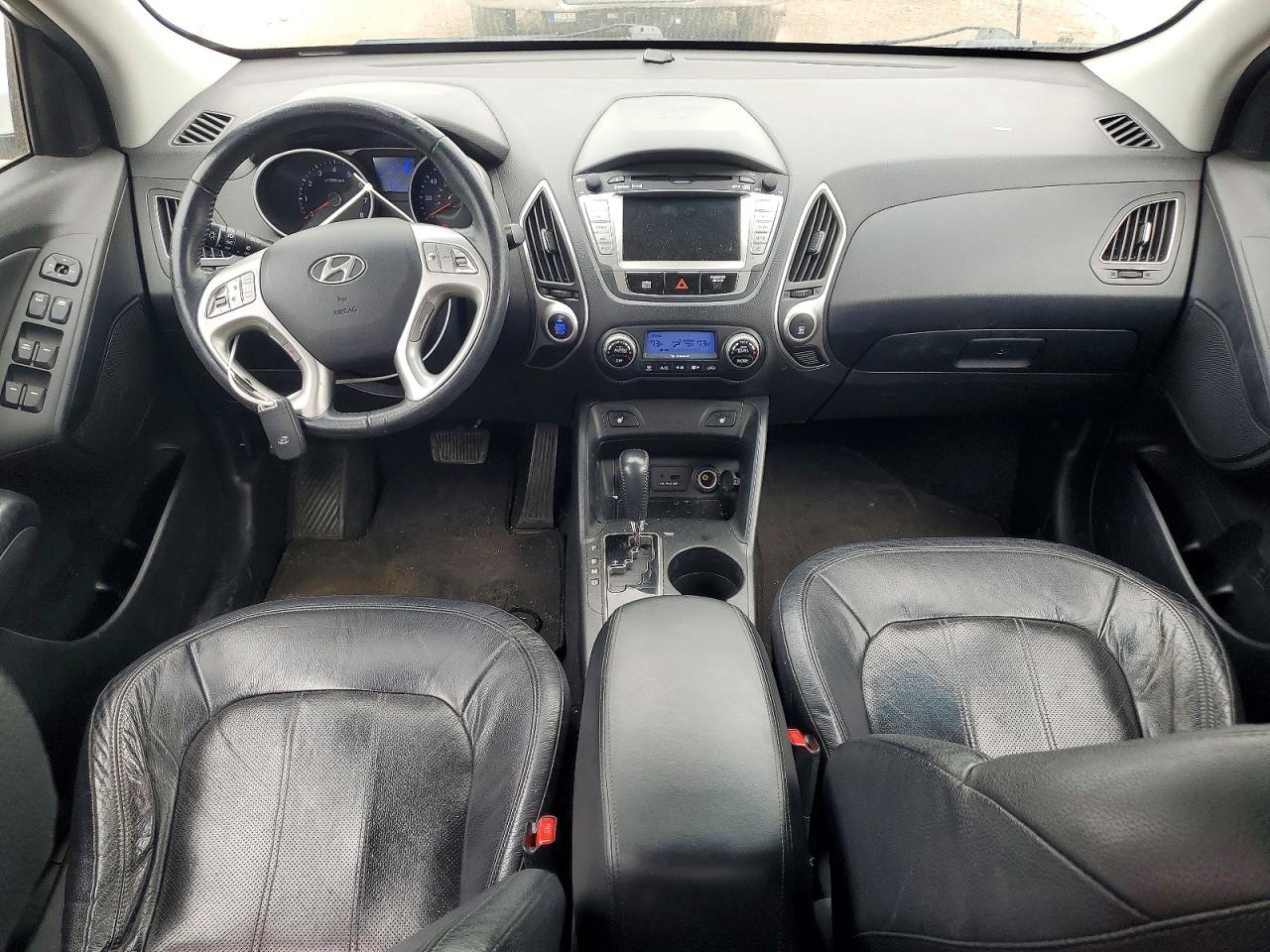 2013 Hyundai Tucson Limited Silver vin: KM8JUCAC0DU578645