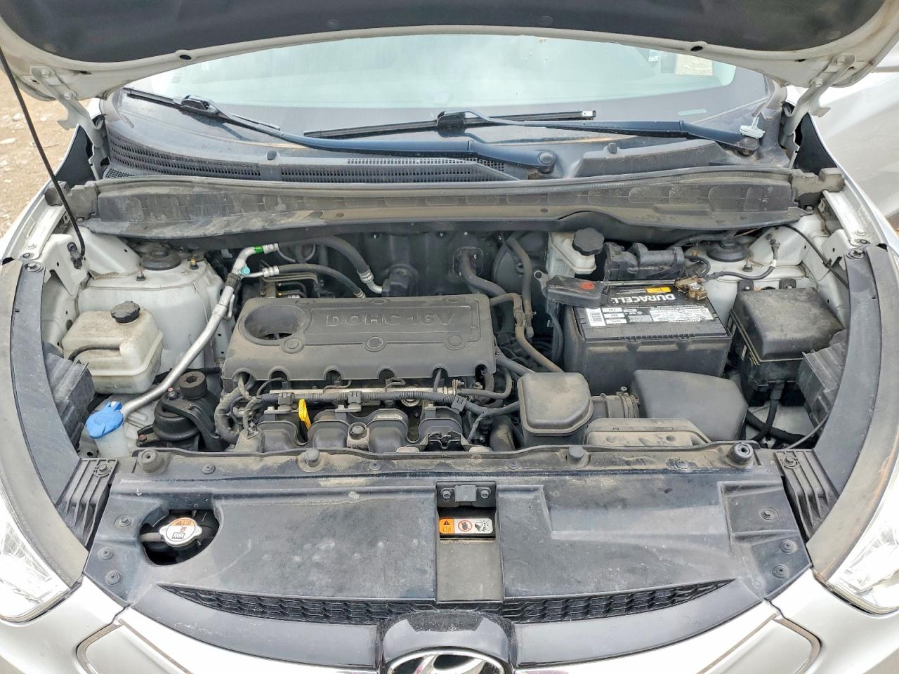 2013 Hyundai Tucson Limited Silver vin: KM8JUCAC0DU578645