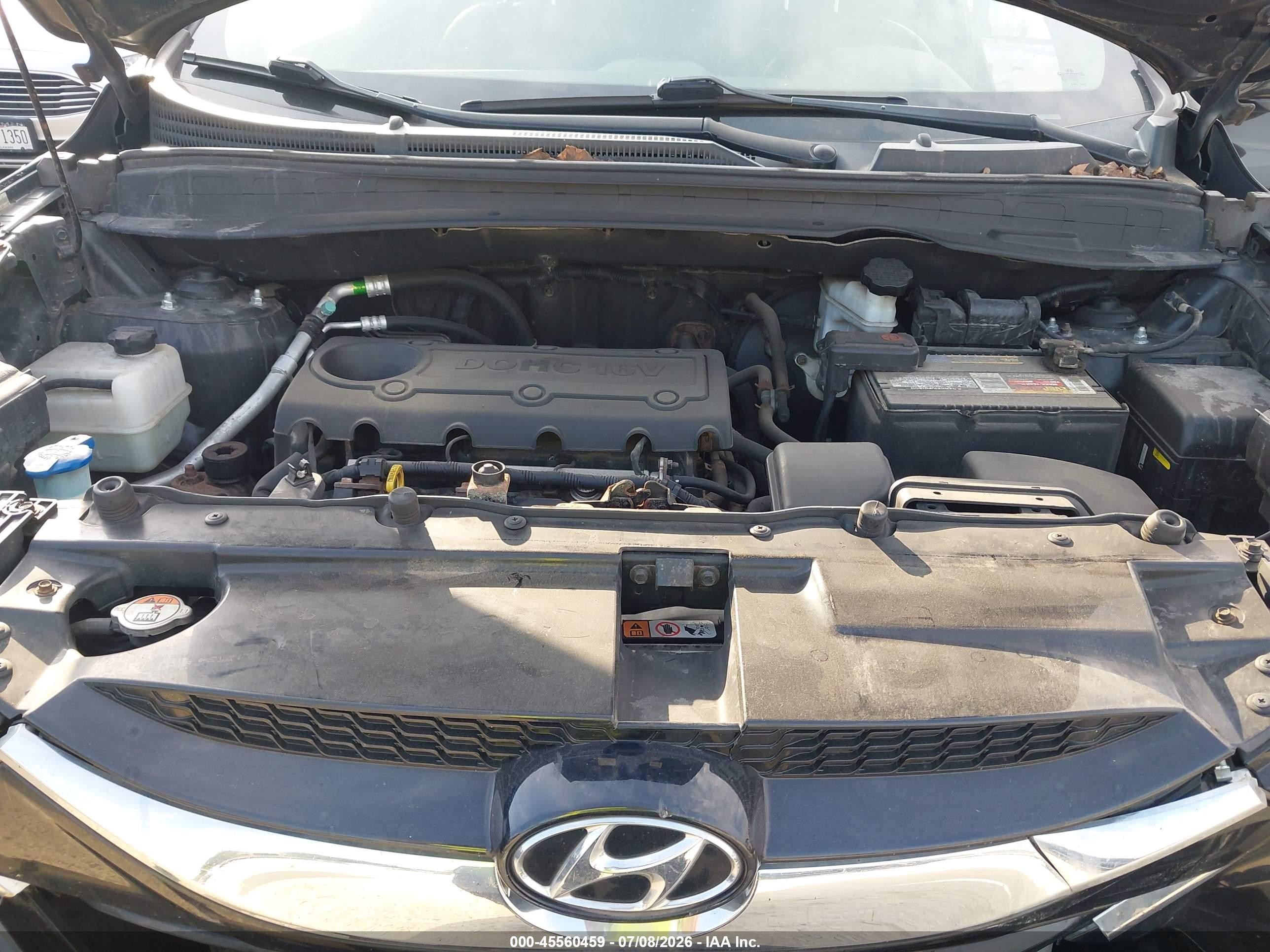 2013 Hyundai Tucson Limited Black vin: KM8JUCAC0DU581271