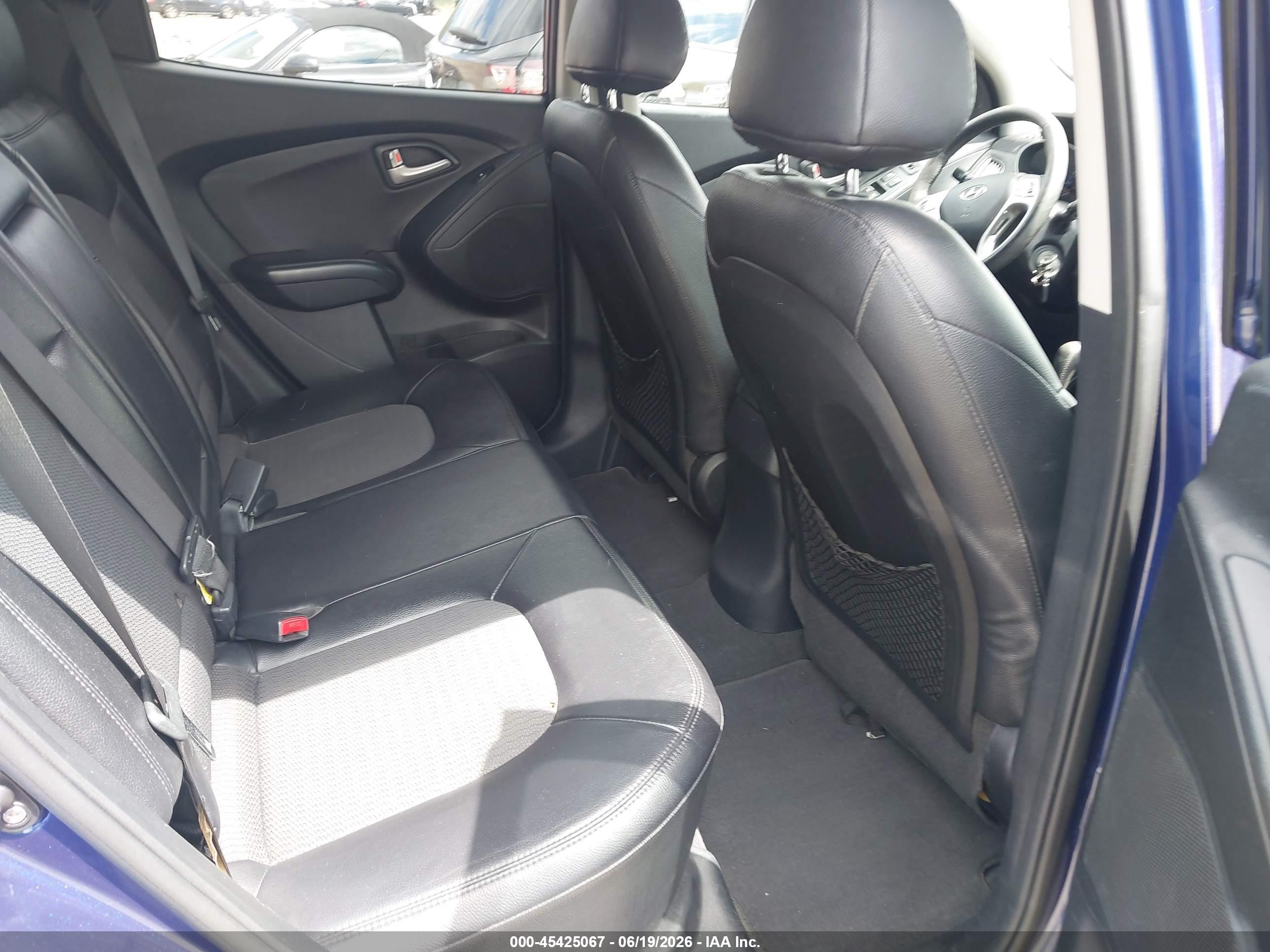 2013 Hyundai Tucson Gls Blue vin: KM8JUCAC0DU586213
