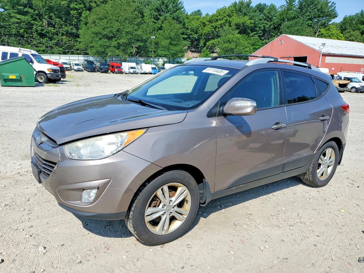 2013 Hyundai Tucson Gls Tan vin: KM8JUCAC0DU677434