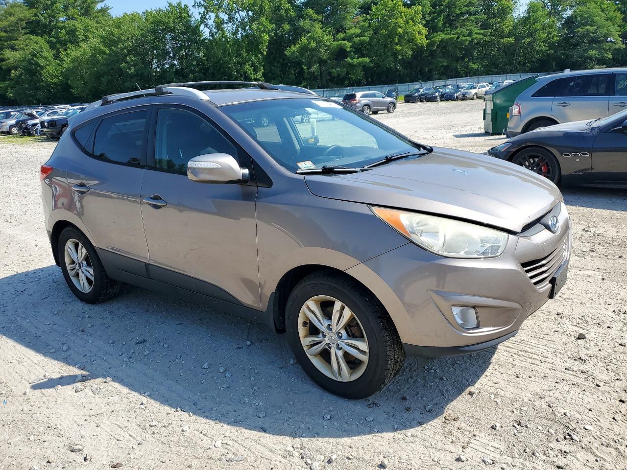 2013 Hyundai Tucson Gls Tan vin: KM8JUCAC0DU677434