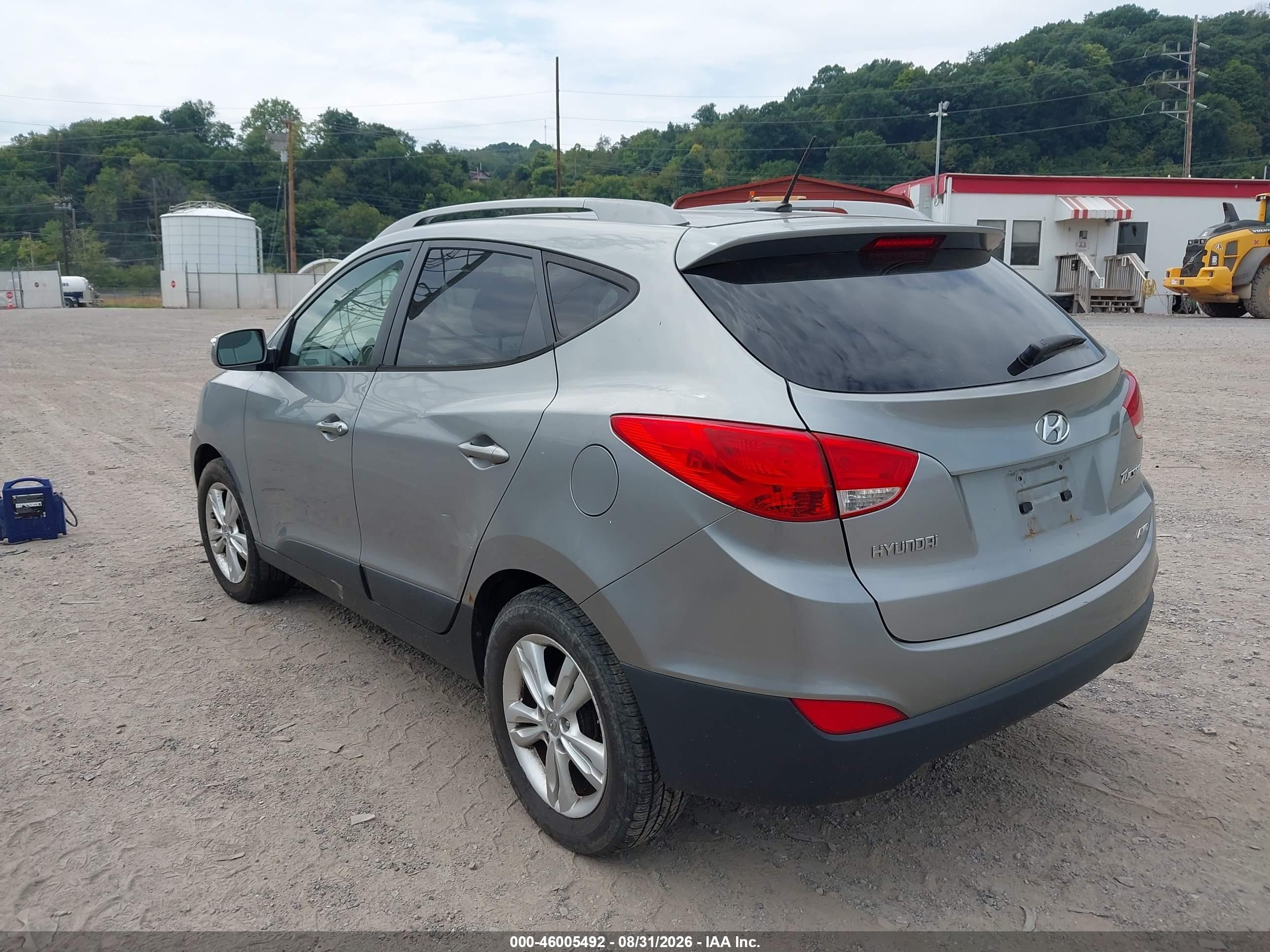 2013 Hyundai Tucson Gls Gray vin: KM8JUCAC0DU709296