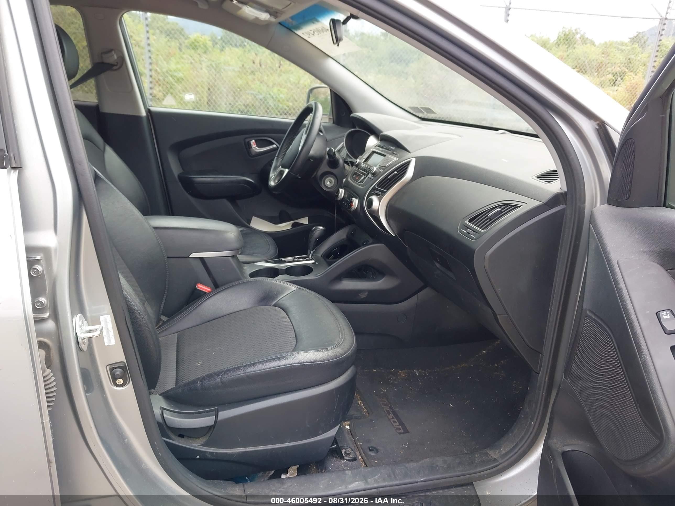 2013 Hyundai Tucson Gls Gray vin: KM8JUCAC0DU709296
