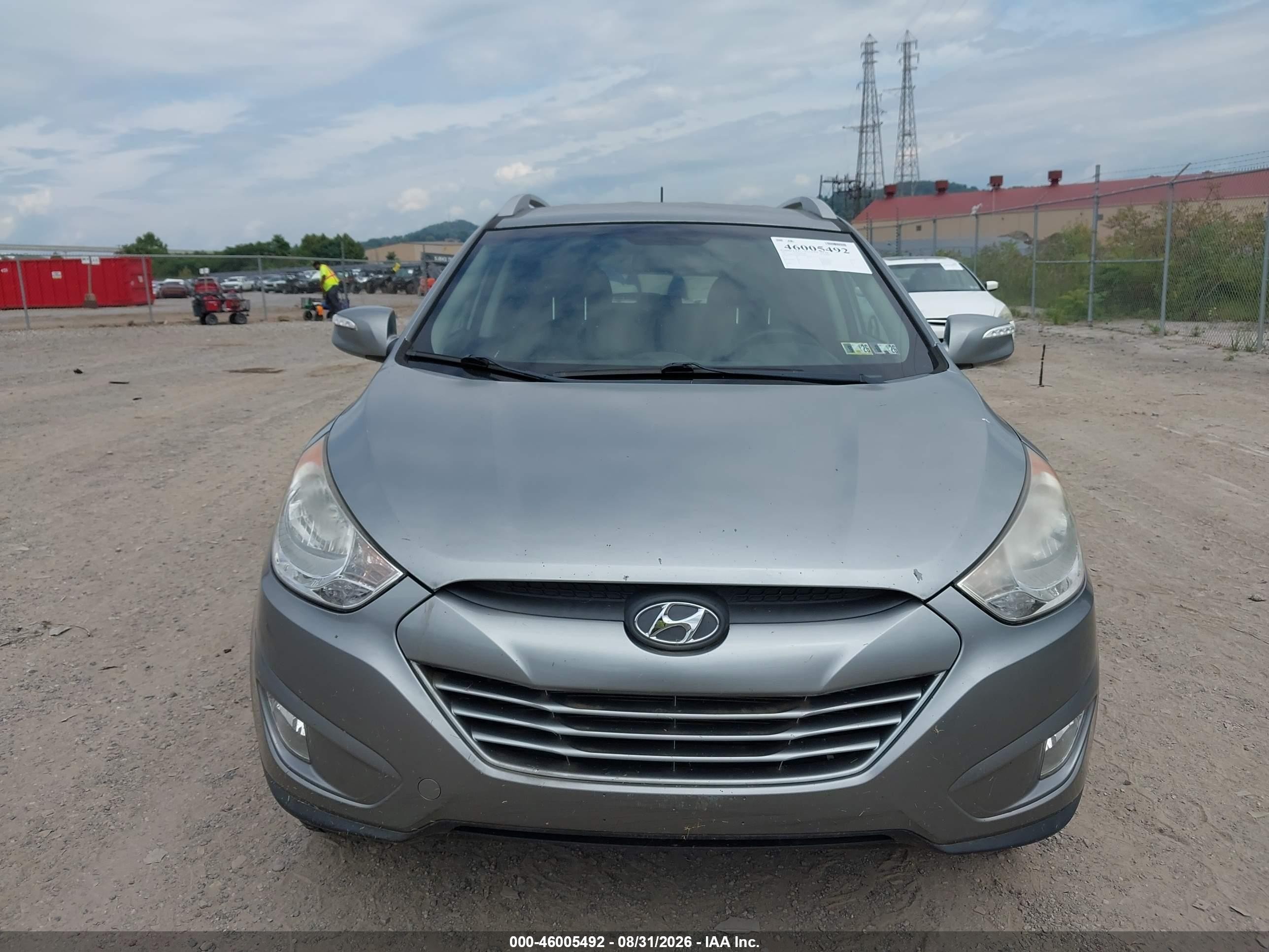 2013 Hyundai Tucson Gls Gray vin: KM8JUCAC0DU709296