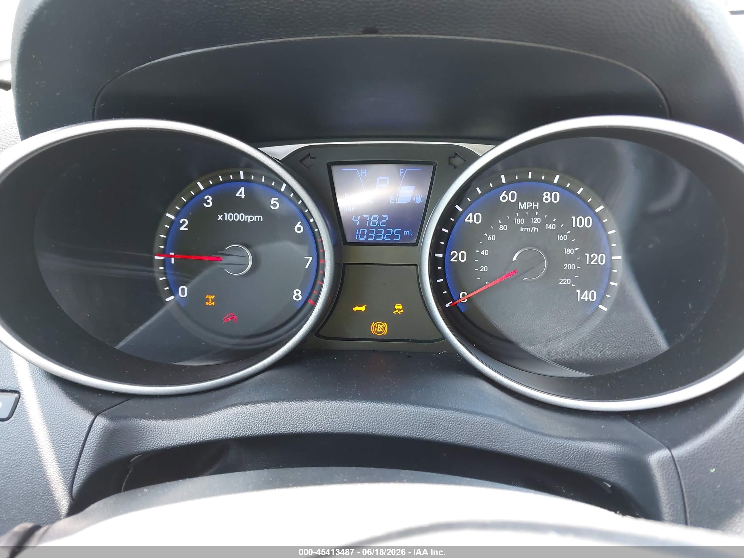 2013 Hyundai Tucson Gls Серый vin: KM8JUCAC0DU729287