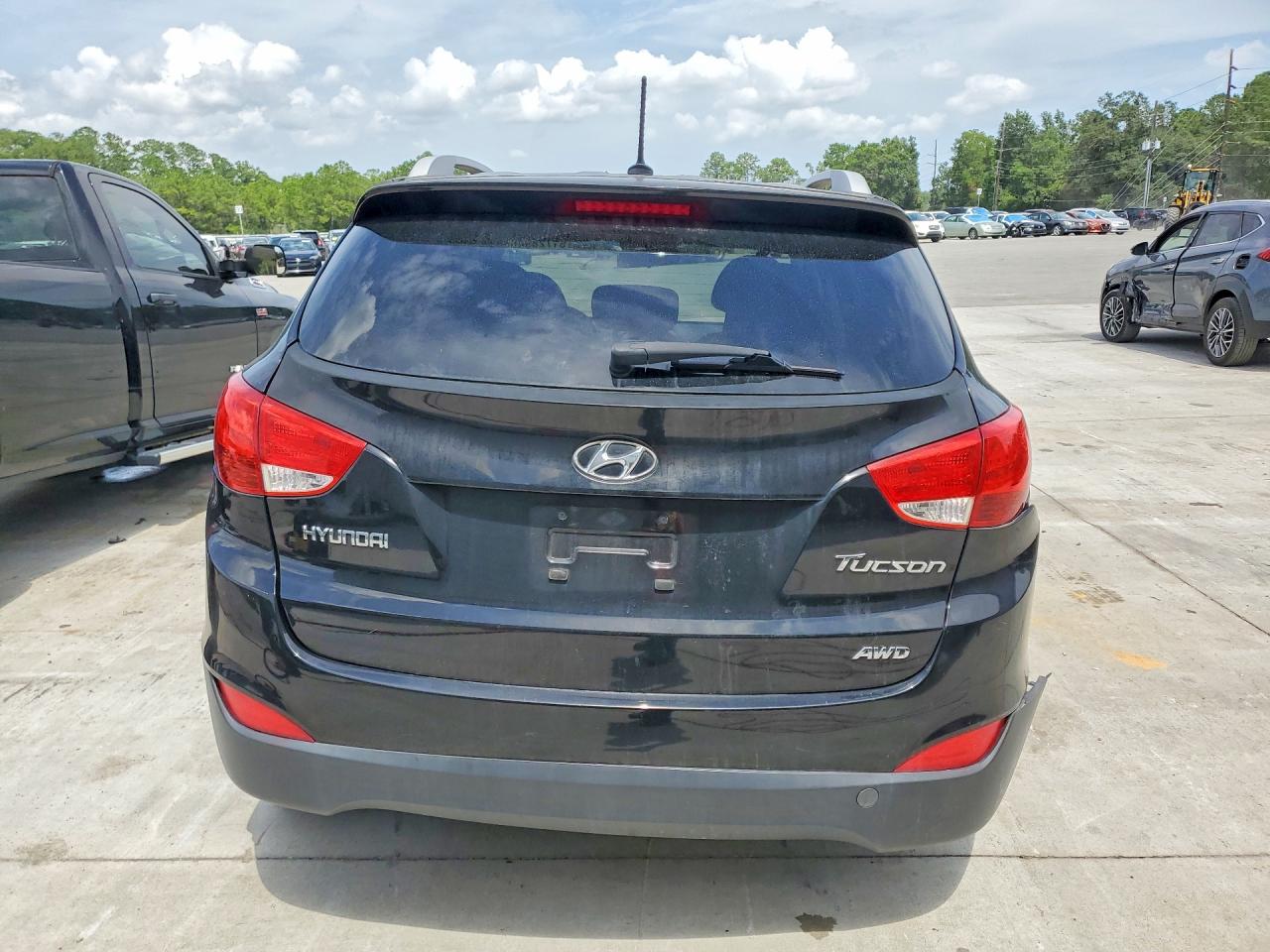 2013 Hyundai Tucson Gls Black vin: KM8JUCAC0DU731363