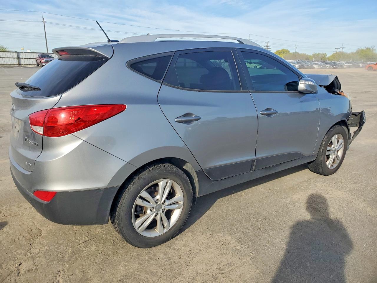 2013 Hyundai Tucson Gls Silver vin: KM8JUCAC0DU738040