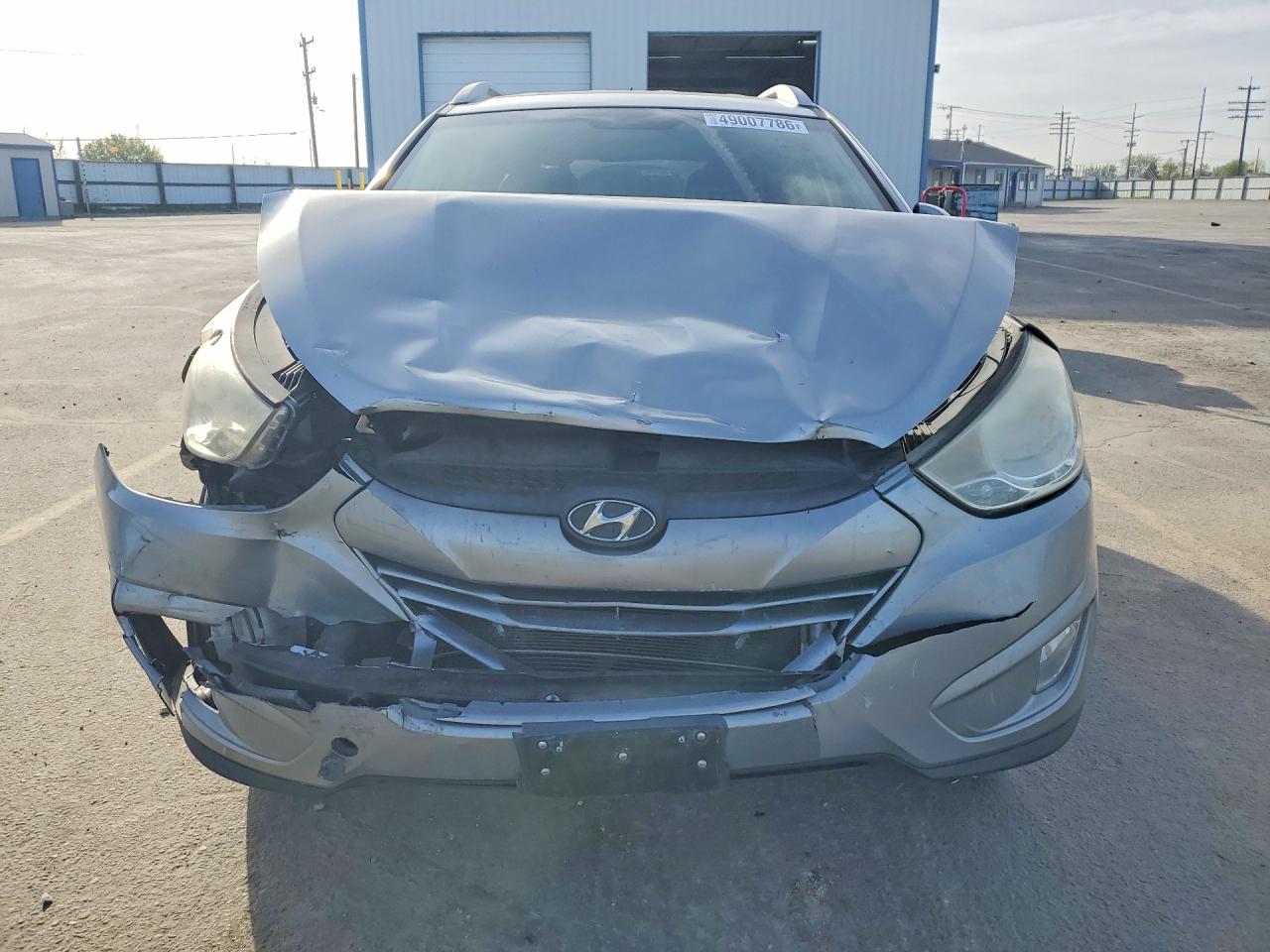 2013 Hyundai Tucson Gls Silver vin: KM8JUCAC0DU738040