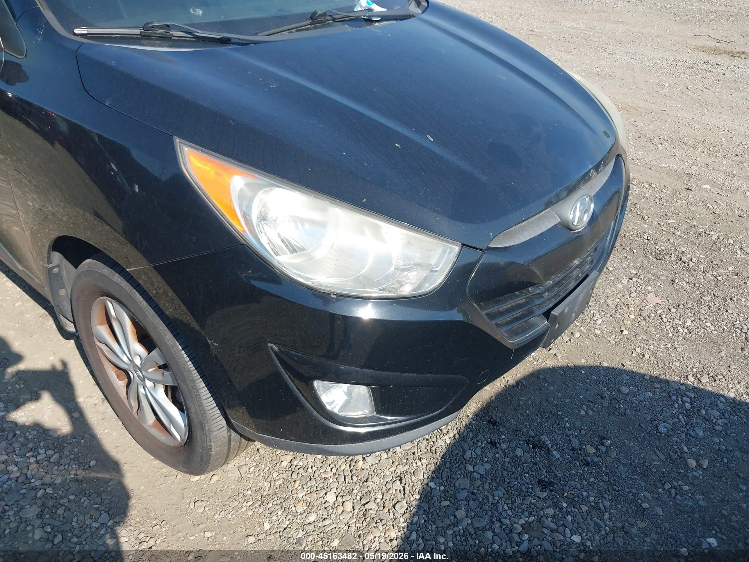 2013 Hyundai Tucson Gls Black vin: KM8JUCAC0DU783849