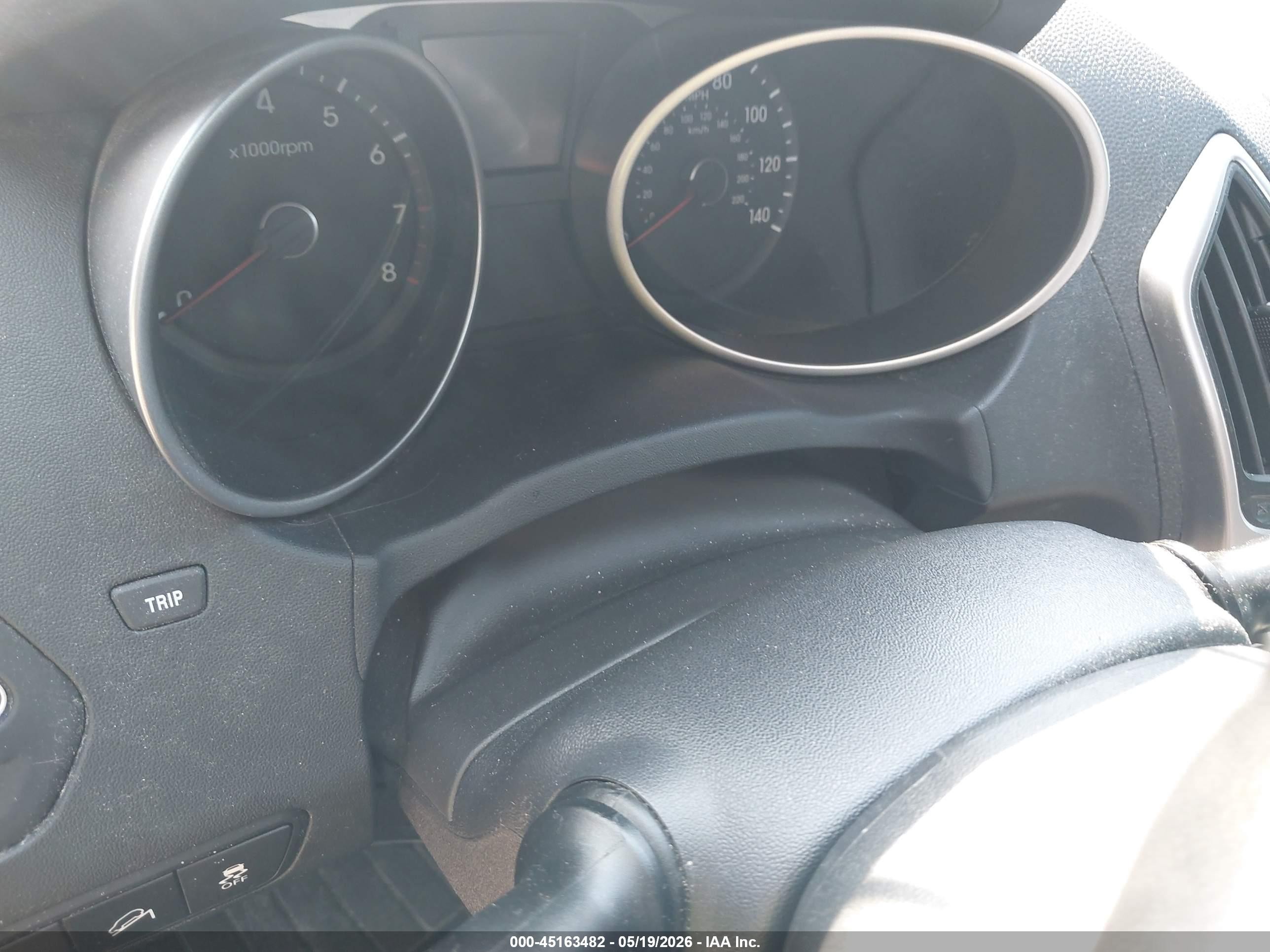 2013 Hyundai Tucson Gls Black vin: KM8JUCAC0DU783849