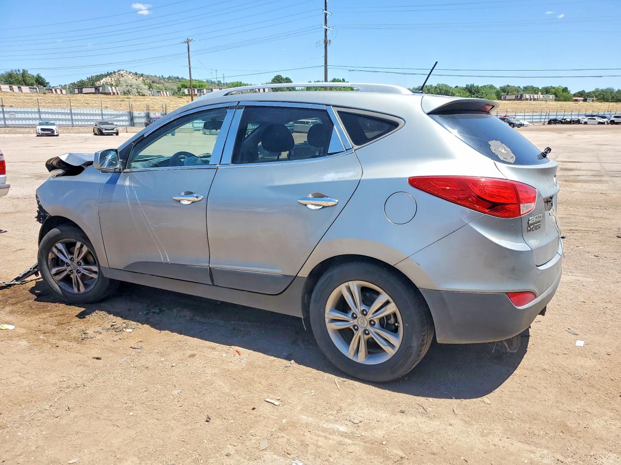 2010 Hyundai Tucson Gls Gray vin: KM8JUCAC1AU052763