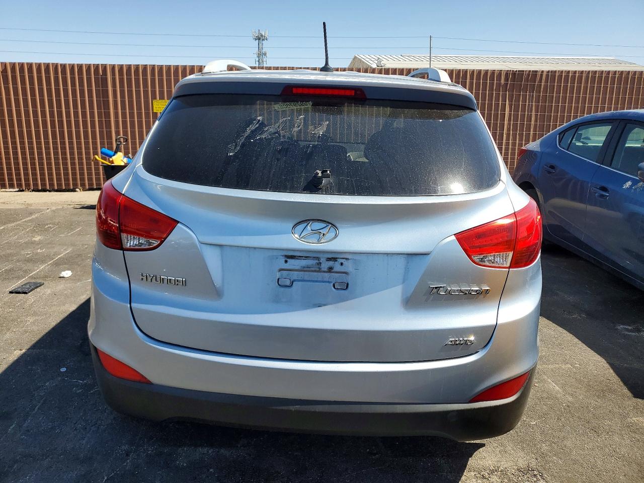 2011 Hyundai Tucson Gls Silver vin: KM8JUCAC1BU226557