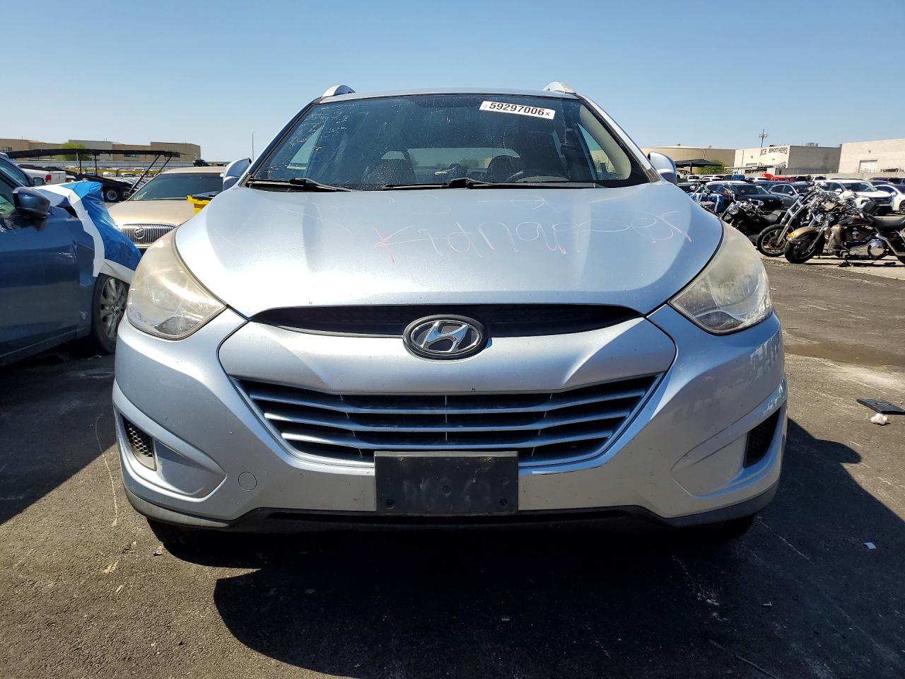 2011 Hyundai Tucson Gls Silver vin: KM8JUCAC1BU226557