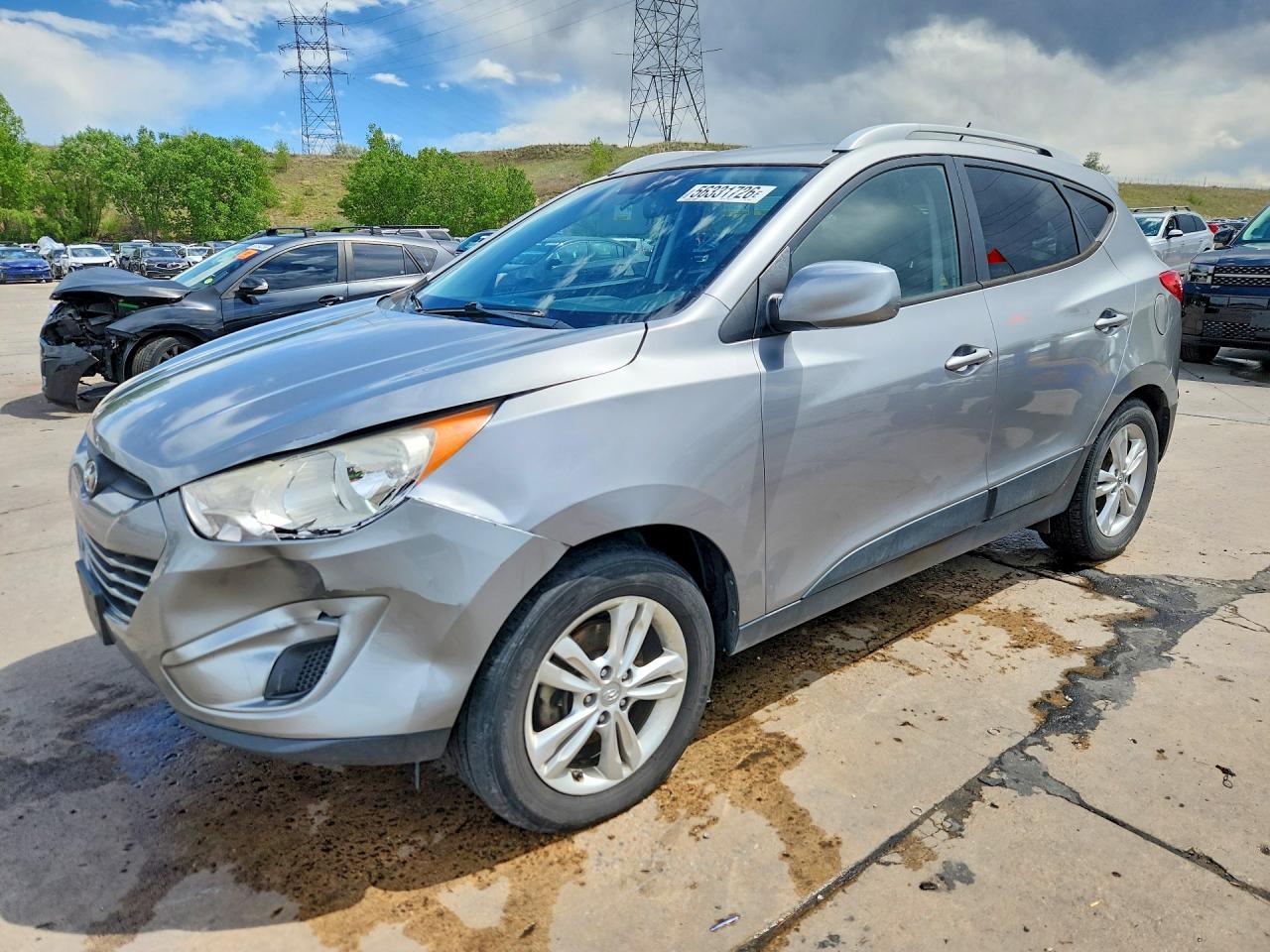 2011 Hyundai Tucson Gls Silver vin: KM8JUCAC1BU259428