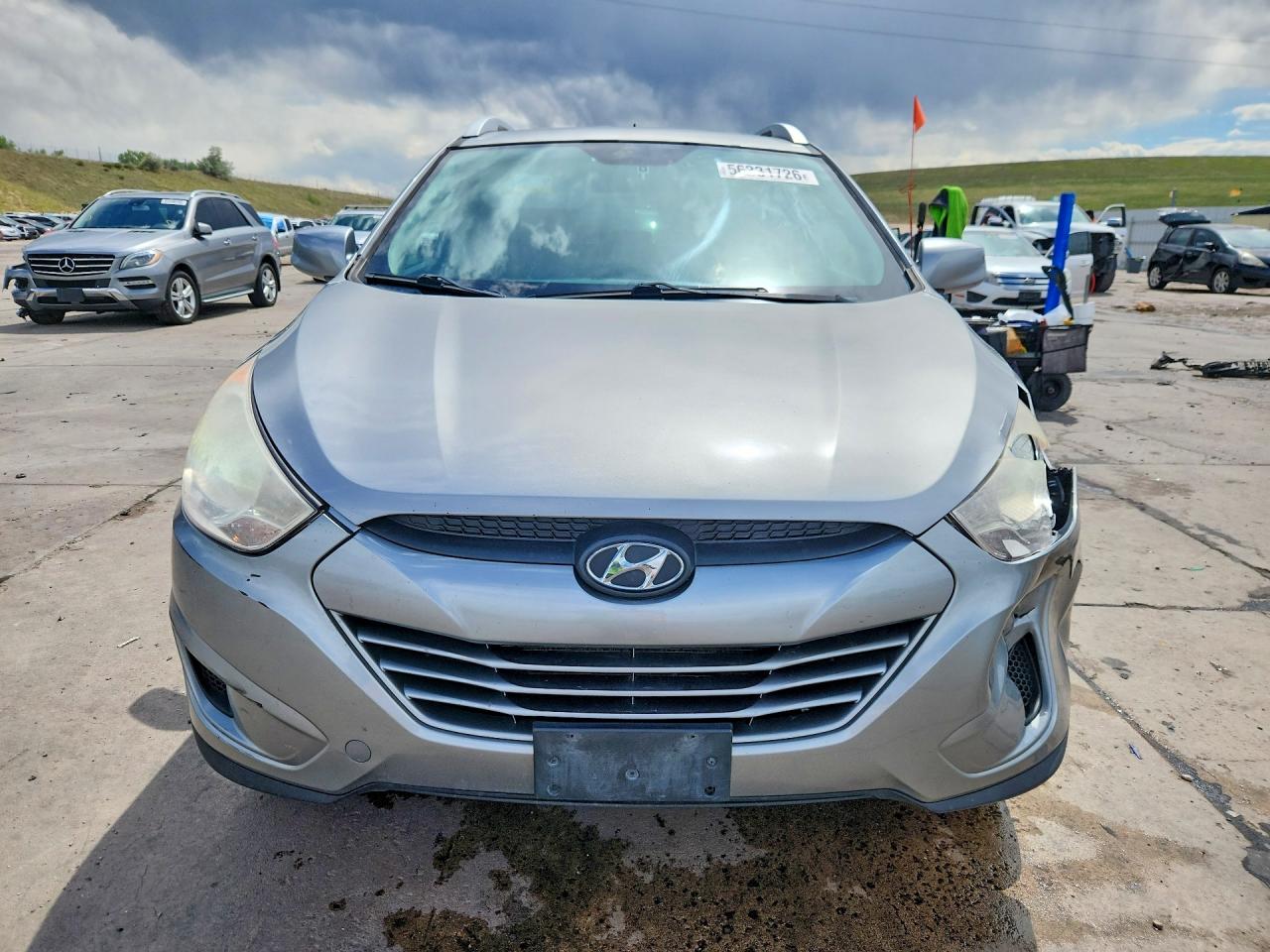 2011 Hyundai Tucson Gls Silver vin: KM8JUCAC1BU259428