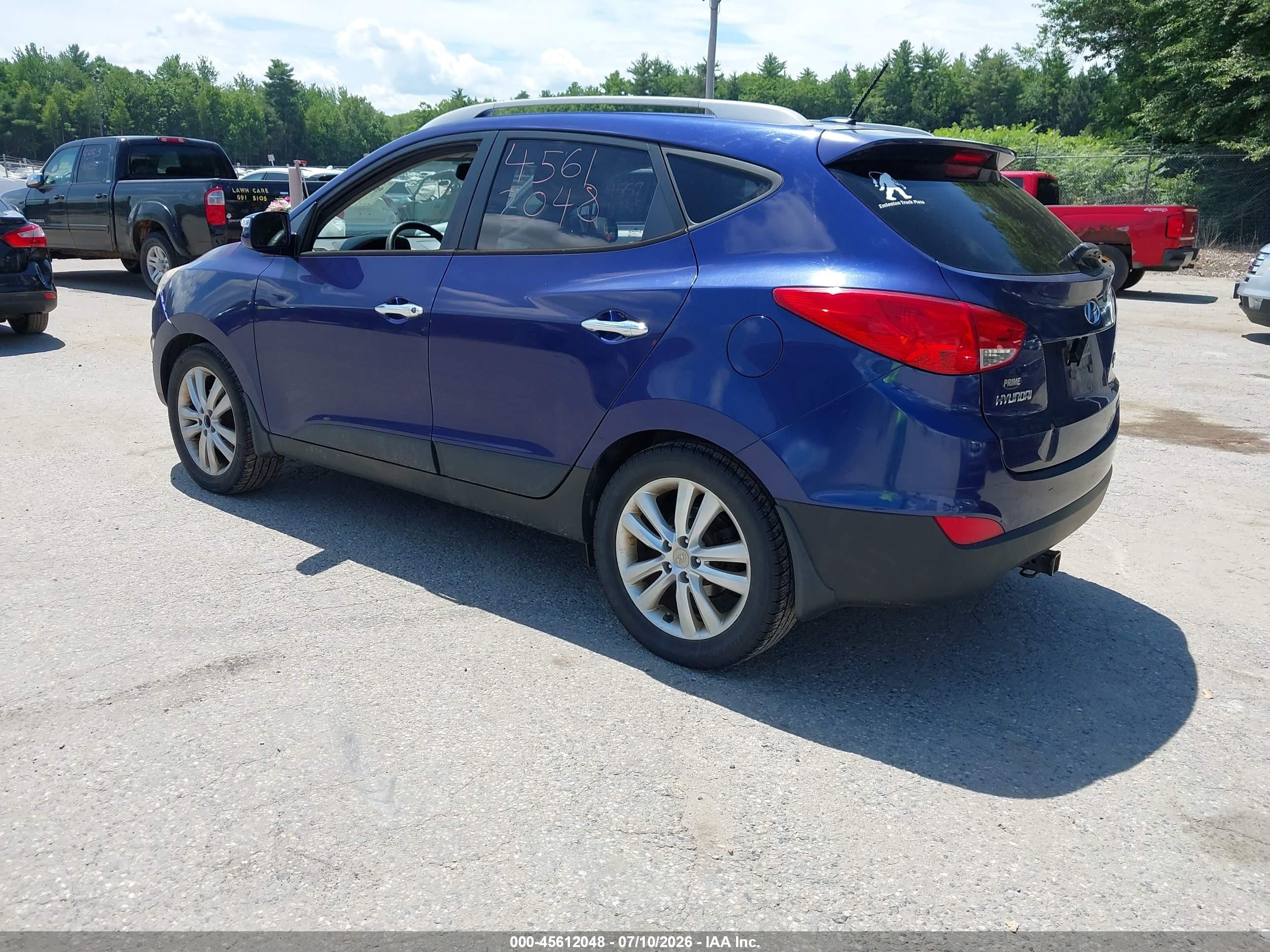 2011 Hyundai Tucson Limited Purple vin: KM8JUCAC1BU316677