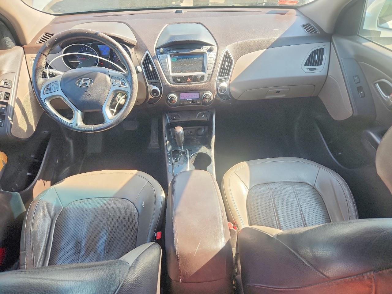 2012 Hyundai Tucson Limited White vin: KM8JUCAC1CU383104