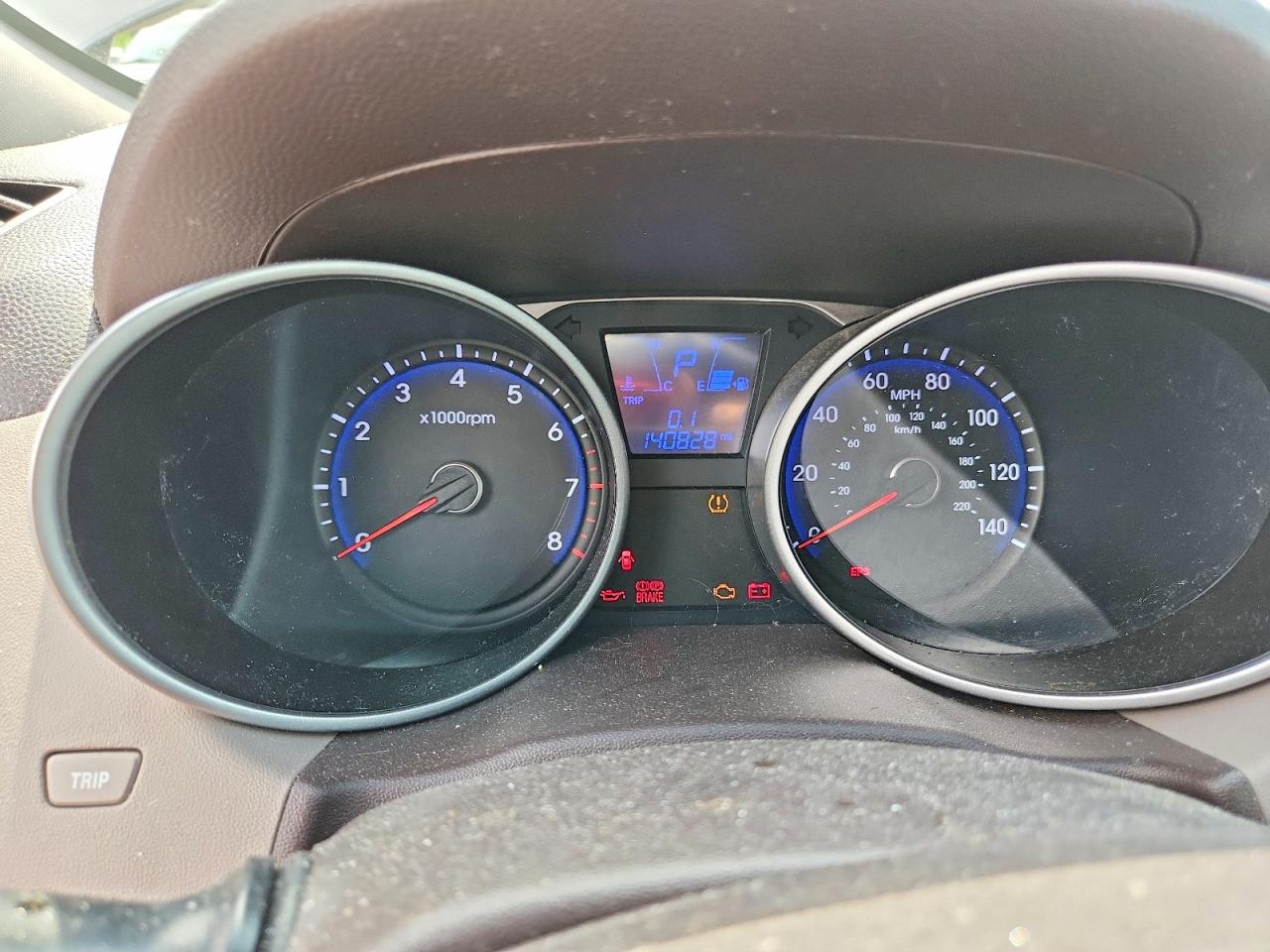 2012 Hyundai Tucson Gls Tan vin: KM8JUCAC1CU415808